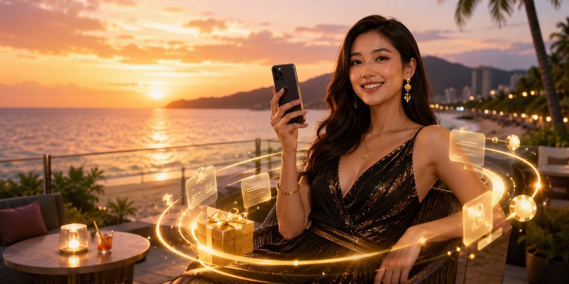 Pengguna Penang bermain kasino mudah alih dengan telefon pintar
